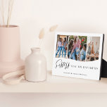 Plaque Photo Les Soeurs Font Les Meilleurs Amis 3 Photo Keepsak<br><div class="desc">Un cadeau photo multiple spécial et mémorable pour les soeurs. Le design comprend une mise en page en trois photos de la grille pour afficher vos propres photos de soeurs spéciales. "Sisters Make The Best Friends" est présenté dans une typographie stylée. Envoyez un cadeau mémorable et spécial à vous-même et...</div>