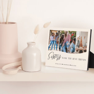 Plaque Photo Les Soeurs Font Les Meilleurs Amis 3 Photo Keepsak