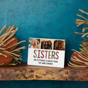 Plaque Photo Les Soeurs Sont Des Fleurs Différentes Photo Et No