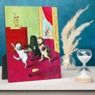 Plaque Photo Les trois petits chatons