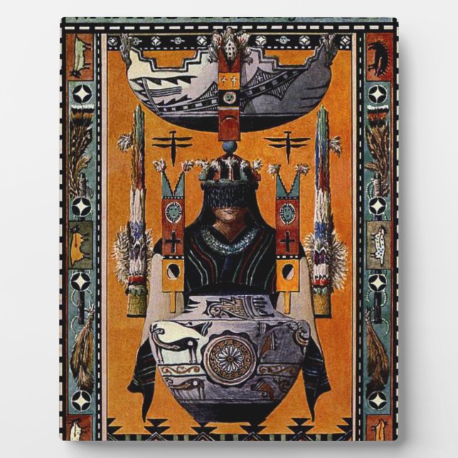 Plaque Photo "Les Zuñi" (Devant)