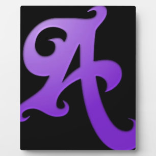 Plaque Photo Lettre A