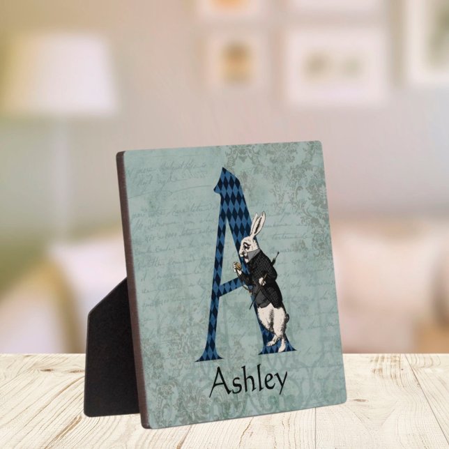 PLAQUE PHOTO LETTRE TAPIS BLANC A (Créateur téléchargé)