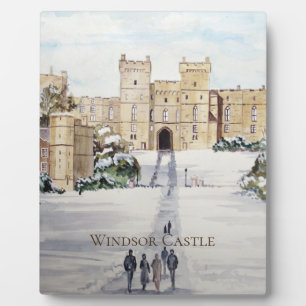Plaque Photo L'hiver au château de Windsor par Farida Greenfiel