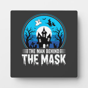 Plaque Photo L'Homme de Halloween Derrière le Masque Maison Han