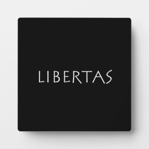 Plaque Photo Libertas