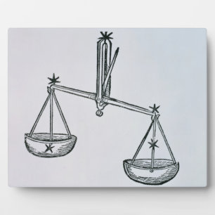 Plaque Photo Libra (les Scales) une illustration de "Poeti"