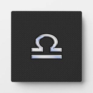 Plaque Photo Libra Zodiac Connexion sur le décor de peau de ser