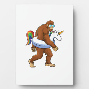 Plaque Photo Licorne Bigfoot Sasquatch Fête Garçons Filles Fu