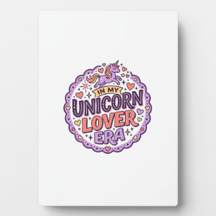 Plaque Photo Licorne Dans Mon Ère d'Amant de Licorne Marchandis