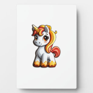 Plaque Photo Licorne de Halloween Mignonne Corne de Bonbons Mag