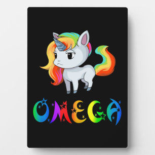 Plaque Photo Licorne Oméga