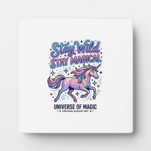 Plaque Photo Licorne Reste Sauvage Reste Magique Commercial Typ