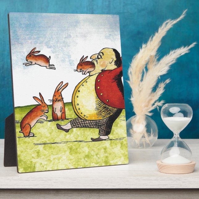 Plaque Photo Lièvres égarés (Côté)