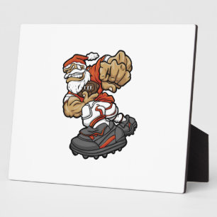 Plaque Photo L'Illustration de Santa Claus Playing