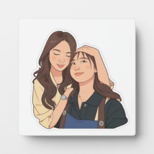 Plaque Photo LinDy (paire GL)