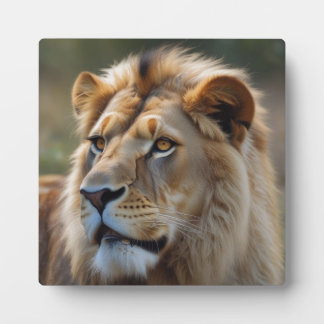 Plaque Photo Lion
