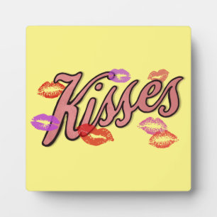 PLAQUE PHOTO LIP KISSES