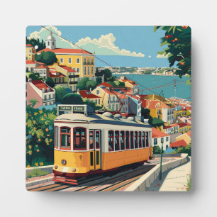 Plaque Photo Lisbonne Portugal