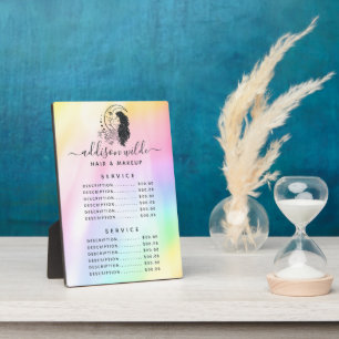Plaque Photo Liste de prix arc-en-ciel de la déesse lunaire mys