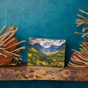 Plaque Photo Little Giant & Kendall Peak, Silverton, Colorado