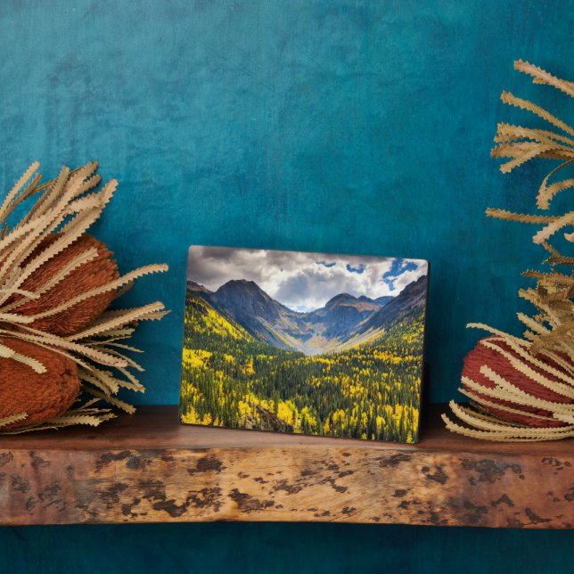 Plaque Photo Little Giant & Kendall Peak, Silverton, Colorado (Côté)