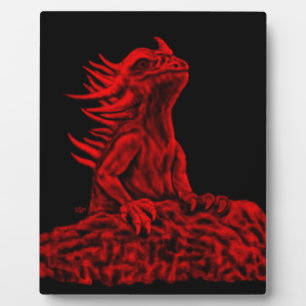 Plaque Photo Little red Dragon