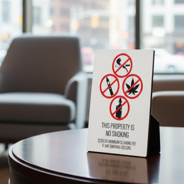 Plaque Photo Location à court terme Entreprise Non Fumeurs Ciga (Créateur téléchargé)