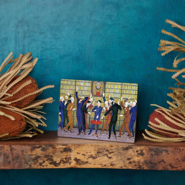 Plaque Photo L'Oeuf de Columbus, l'art (Côté)