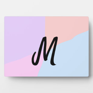 Plaque Photo logo monogramme minimaliste simple personnalisé bo