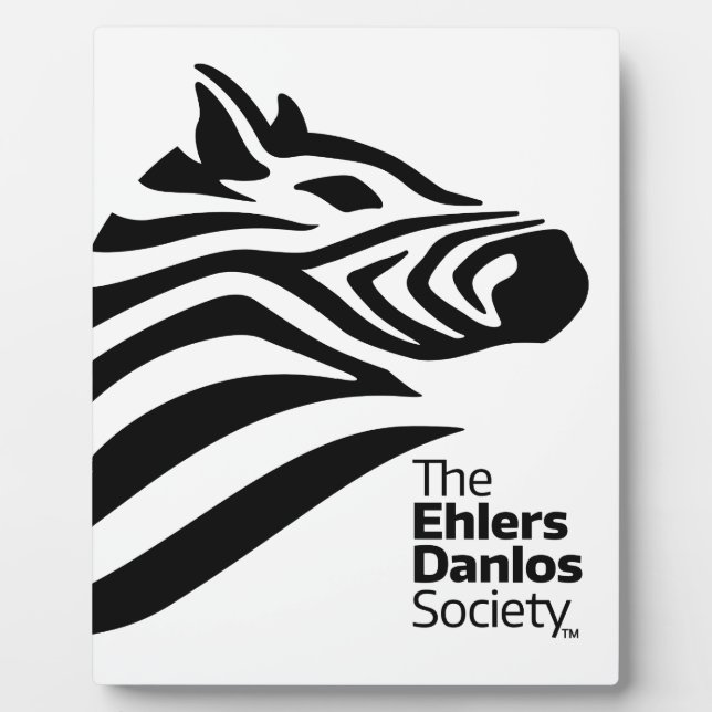 Plaque Photo Logo officiel de la société Ehlers-Danlos (Devant)