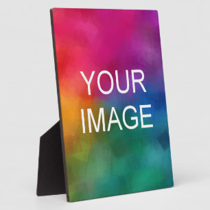 Plaque Photo Logo Photo Personnalisé Image Logo Vertical Grand