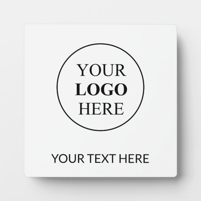 Plaque Photo Logo promotionnel personnalisé - Pas de commande m (Devant)