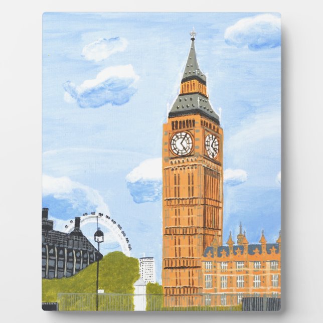 Plaque Photo Londres Big Ben (Devant)