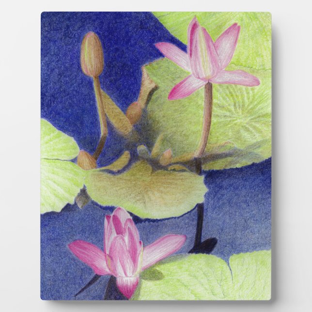 Plaque Photo Lotus (Devant)