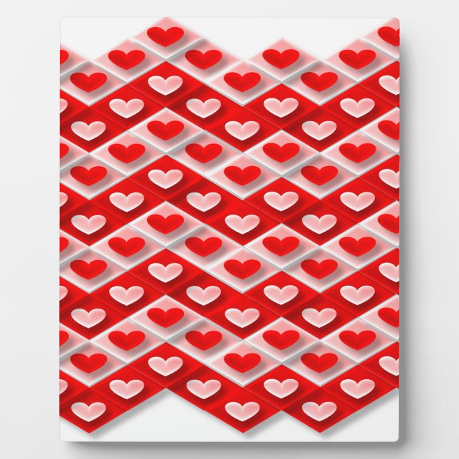 Plaque Photo Love Heart Motif (Devant)