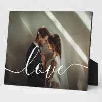 'Love' Photo de couple personnalisée