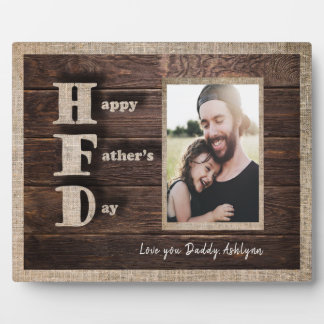 Plaque Photo Love You Papa Photo personnalisée Fête des pères r