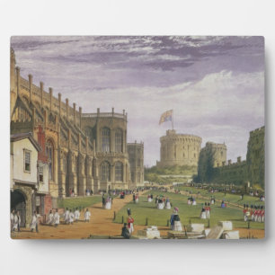 Plaque Photo Lower Ward avec vue sur la chapelle St George et t