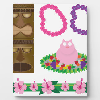 Plaque Photo luau