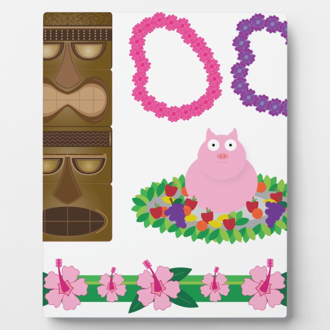 Plaque Photo luau (Devant)