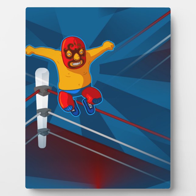 Plaque Photo luchador (Devant)