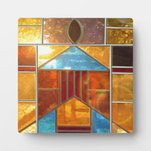 Plaque Photo Lumière magique déferlant des fenêtres de l'Eglise