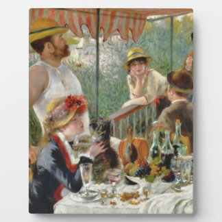 Plaque Photo Luncheon of the Boating Party Vintage Renoir