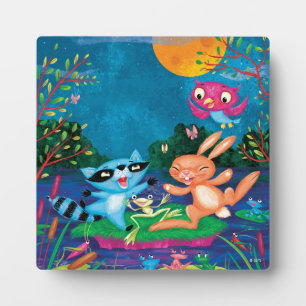 Plaque Photo Lune d'automne