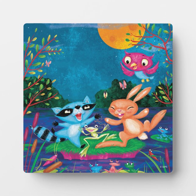 Plaque Photo Lune d'automne (Devant)