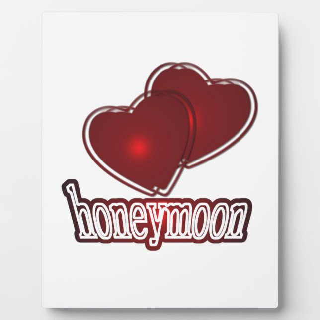 Plaque Photo Lune de miel (Devant)