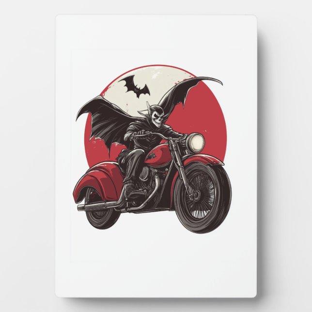 Plaque Photo Lune Vampire (Devant)