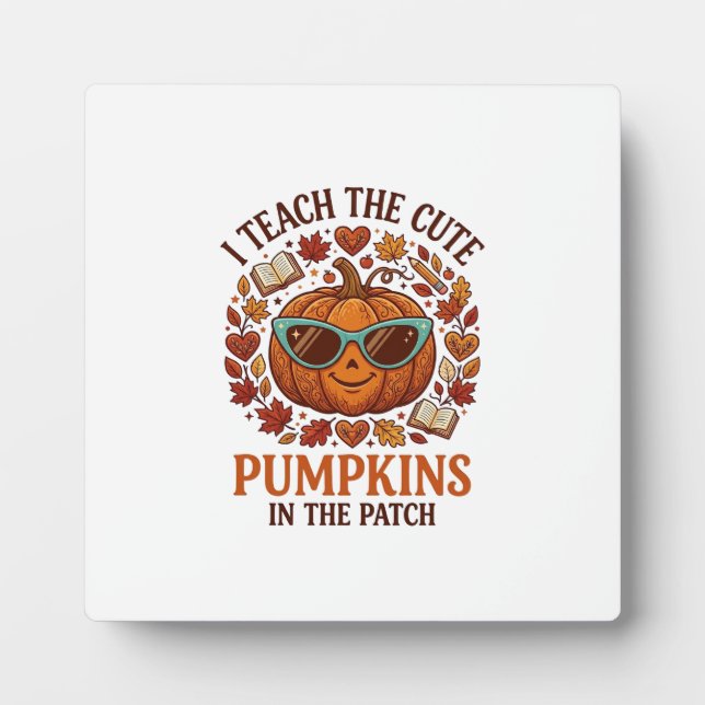 Plaque Photo Lunettes de soleil Halloween Patch Citrouilles Mig (Devant)