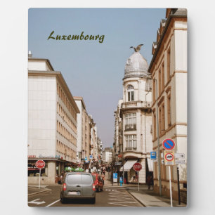 Plaque Photo Luxembourg